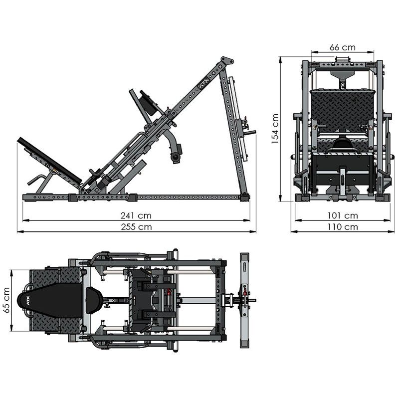  ATX Beast 45-Degree Leg Press/ Hack Squat BPR-790