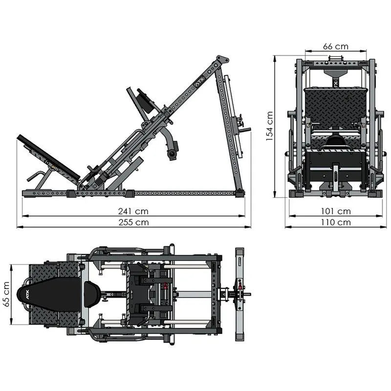 ATX Beast 45-Degree Leg Press/ Hack Squat BPR-790