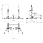  IPF Powerlifting Combo Rack COP-700 (by ATX)