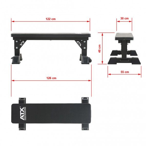  ATX Monster Flat Bench FBX-800