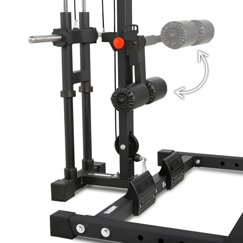  ATX Half Rack HRX-620 With Plate Load Lat Pulldown