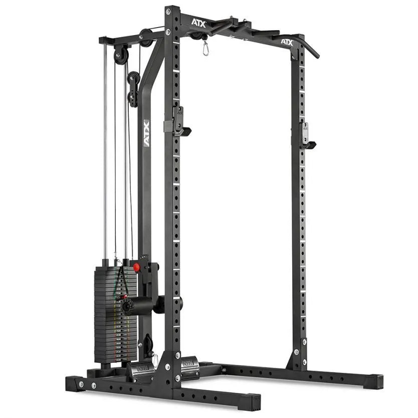  ATX Half Rack HRX-620 With Stack Weight Lat Pulldown