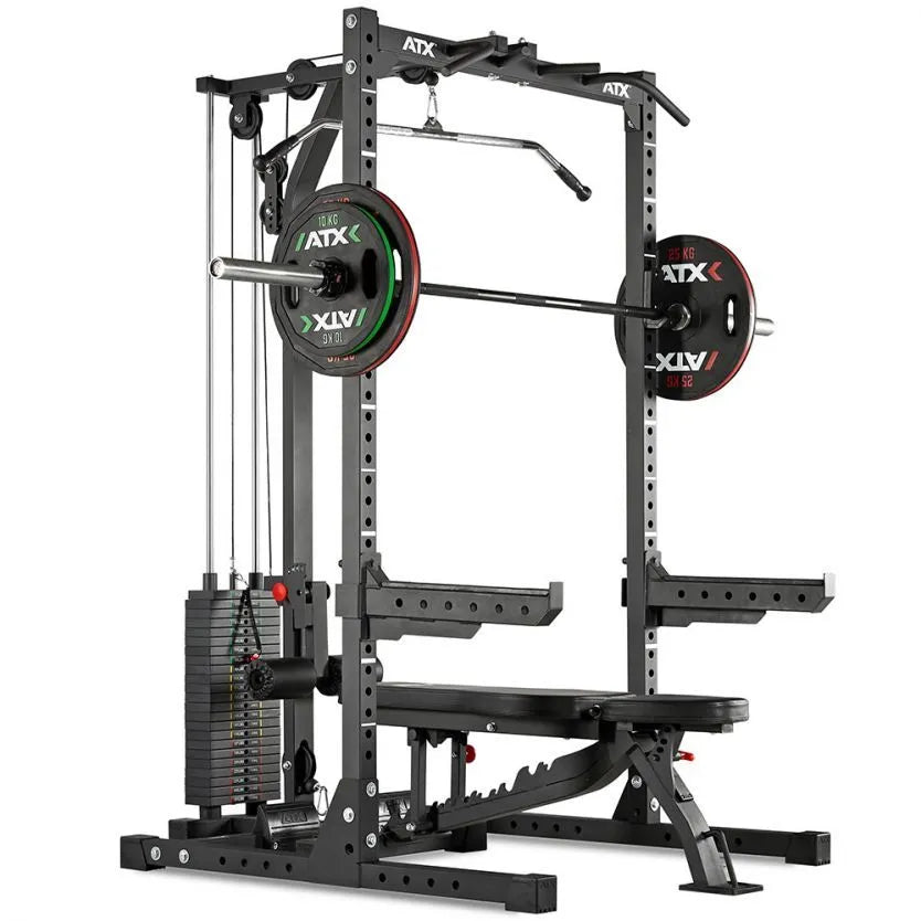  ATX Half Rack HRX-620 With Stack Weight Lat Pulldown