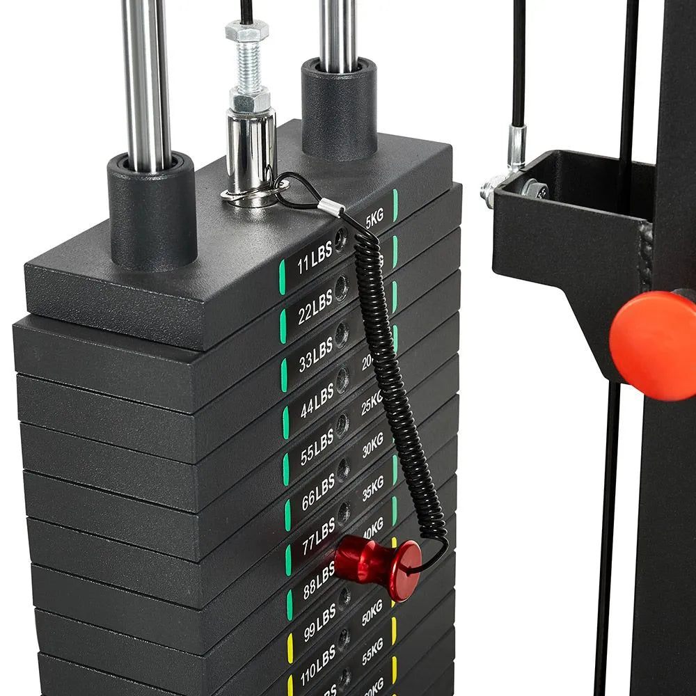  ATX Half Rack HRX-620 With Stack Weight Lat Pulldown
