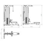  ATX Trinity Lat Pulldown/ Seated Row LSW-850