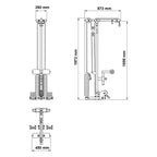  LTO-510 Stack-Weight Lat Machine Option (for PRX-510/ 610/710)