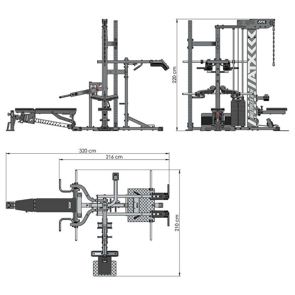  ATX Lever MultiPLEX Multigym MSX-700