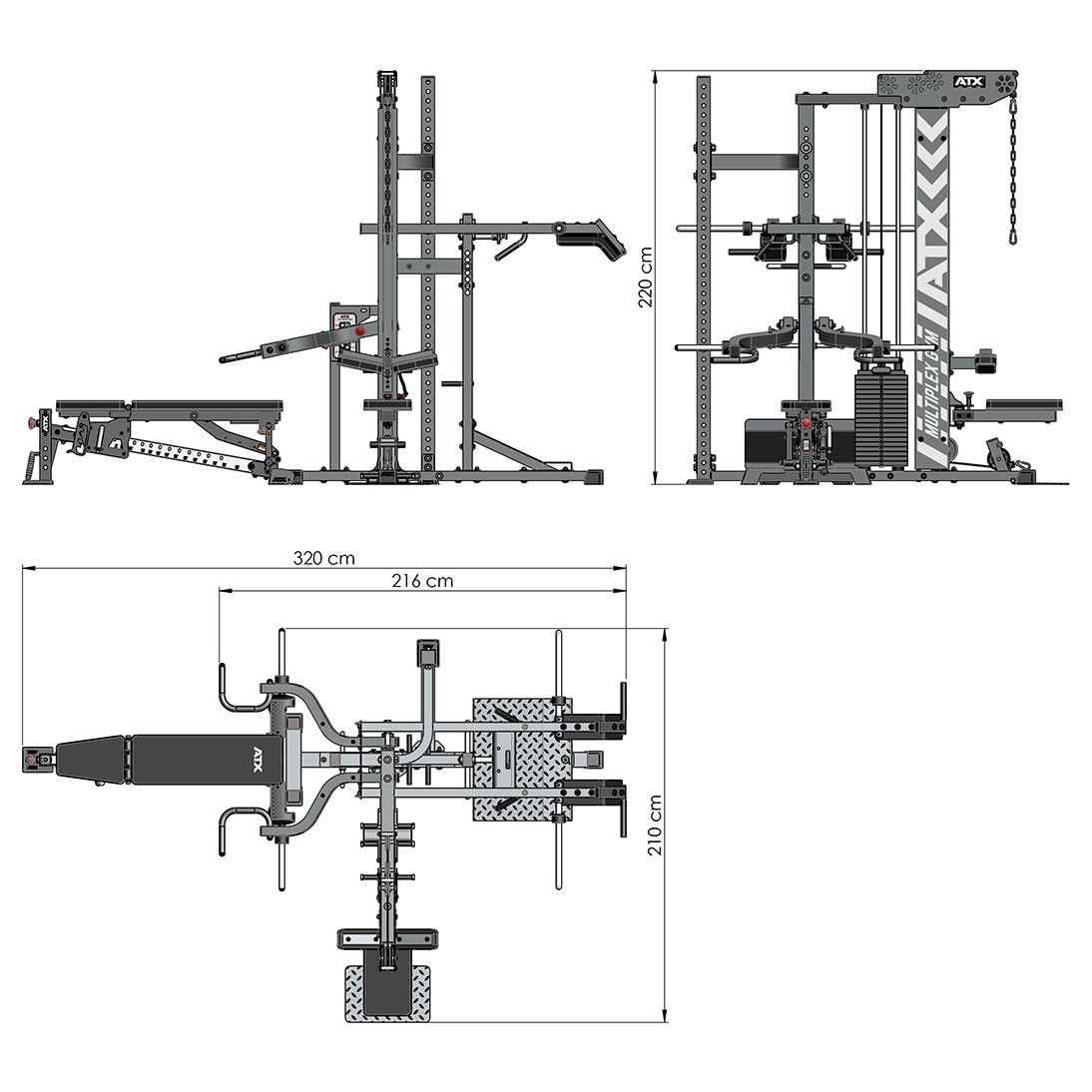  ATX Lever MultiPLEX Multigym MSX-700
