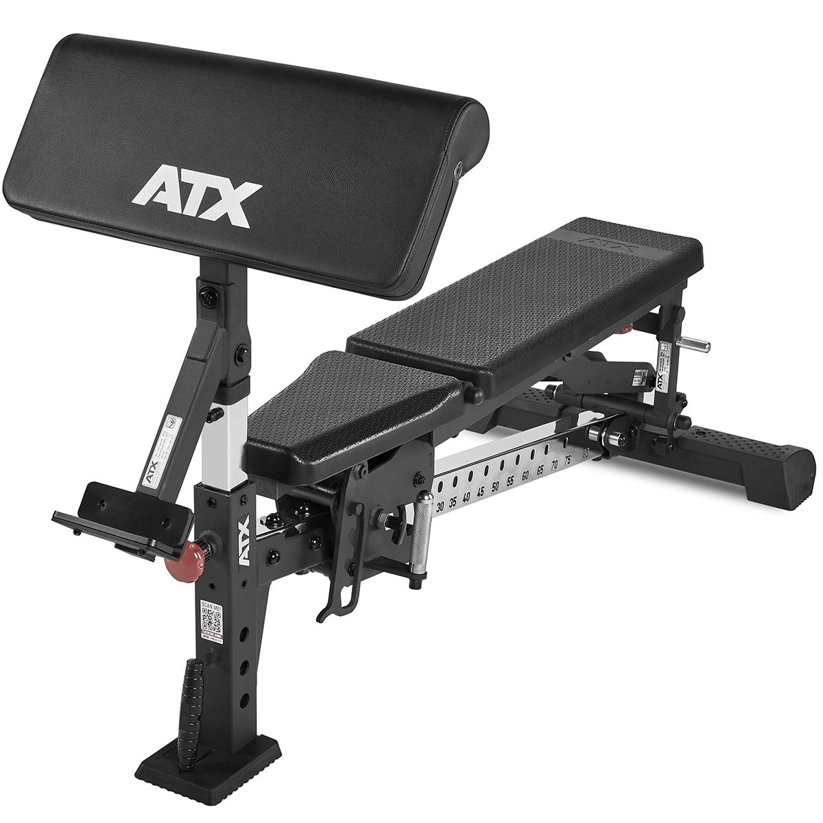  ATX Preacher Curl Pad Bench Attachment OP-BCP