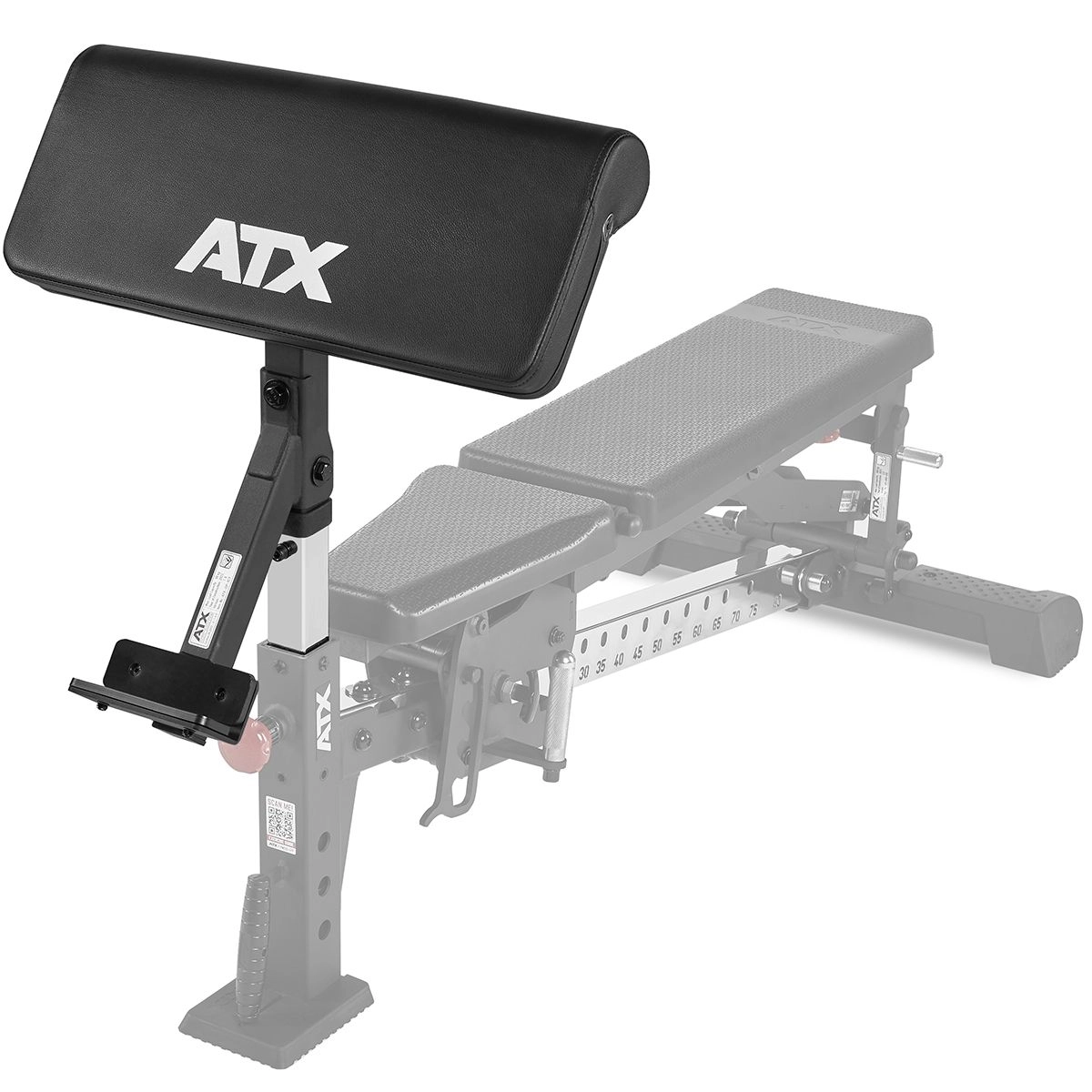 ATX Preacher Curl Pad Bench Attachment OP-BCP
