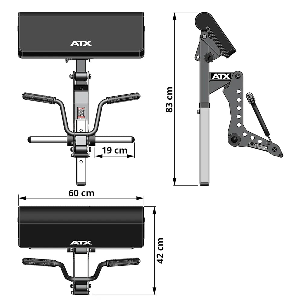  ATX Bicep/Preacher Curl Bench Attachment OP-CUA