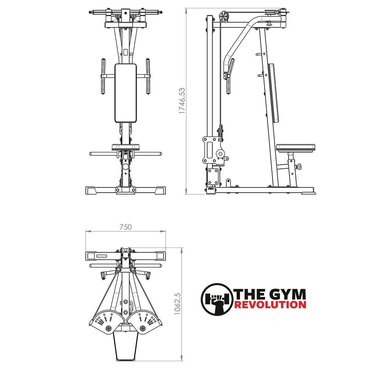  ATX® 2-in-1 PecFly / Rear Delt PEC-650