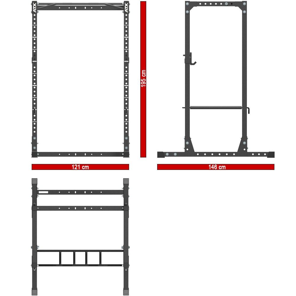  ATX Short Power Rack PRX-610