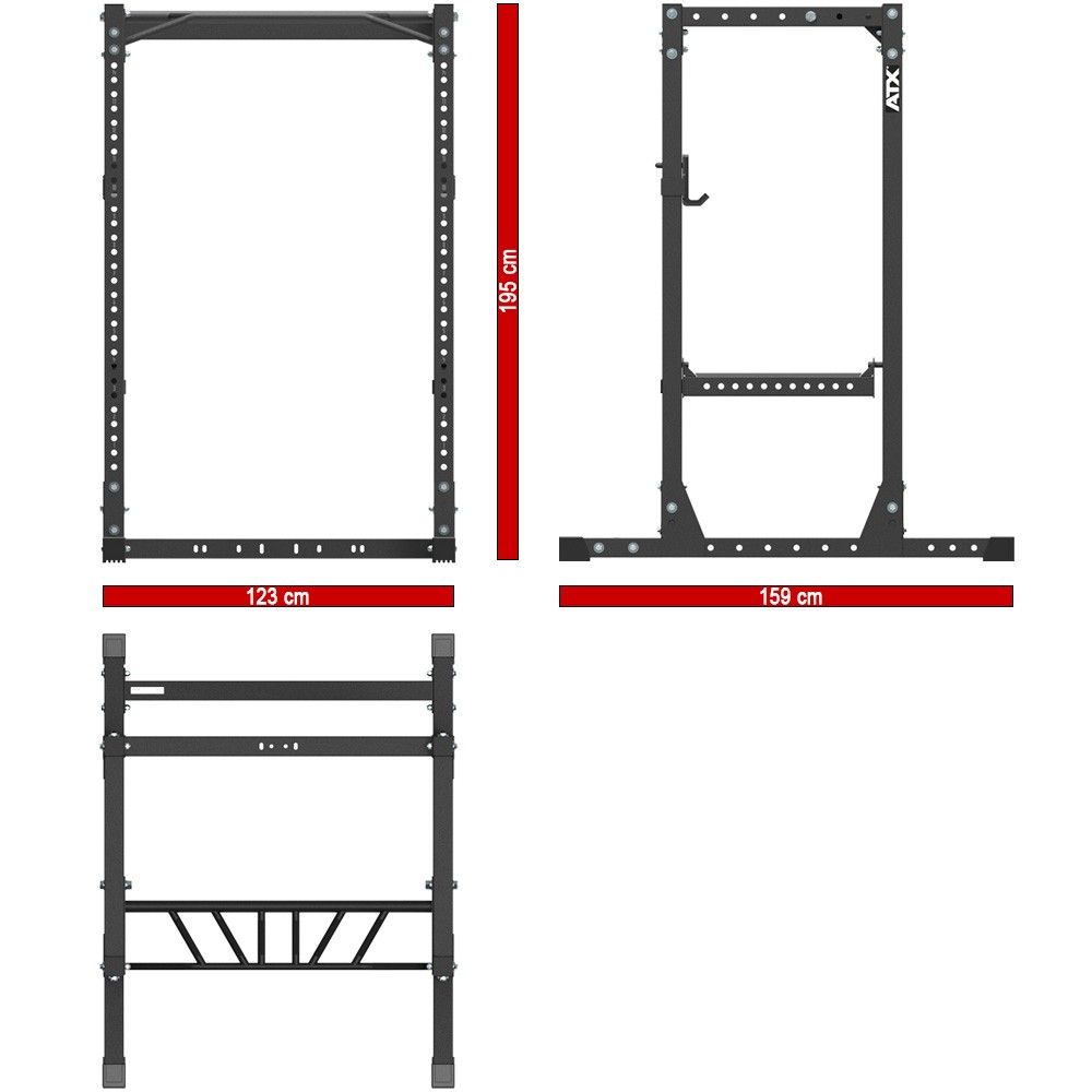  ATX Short Power Rack PRX-710