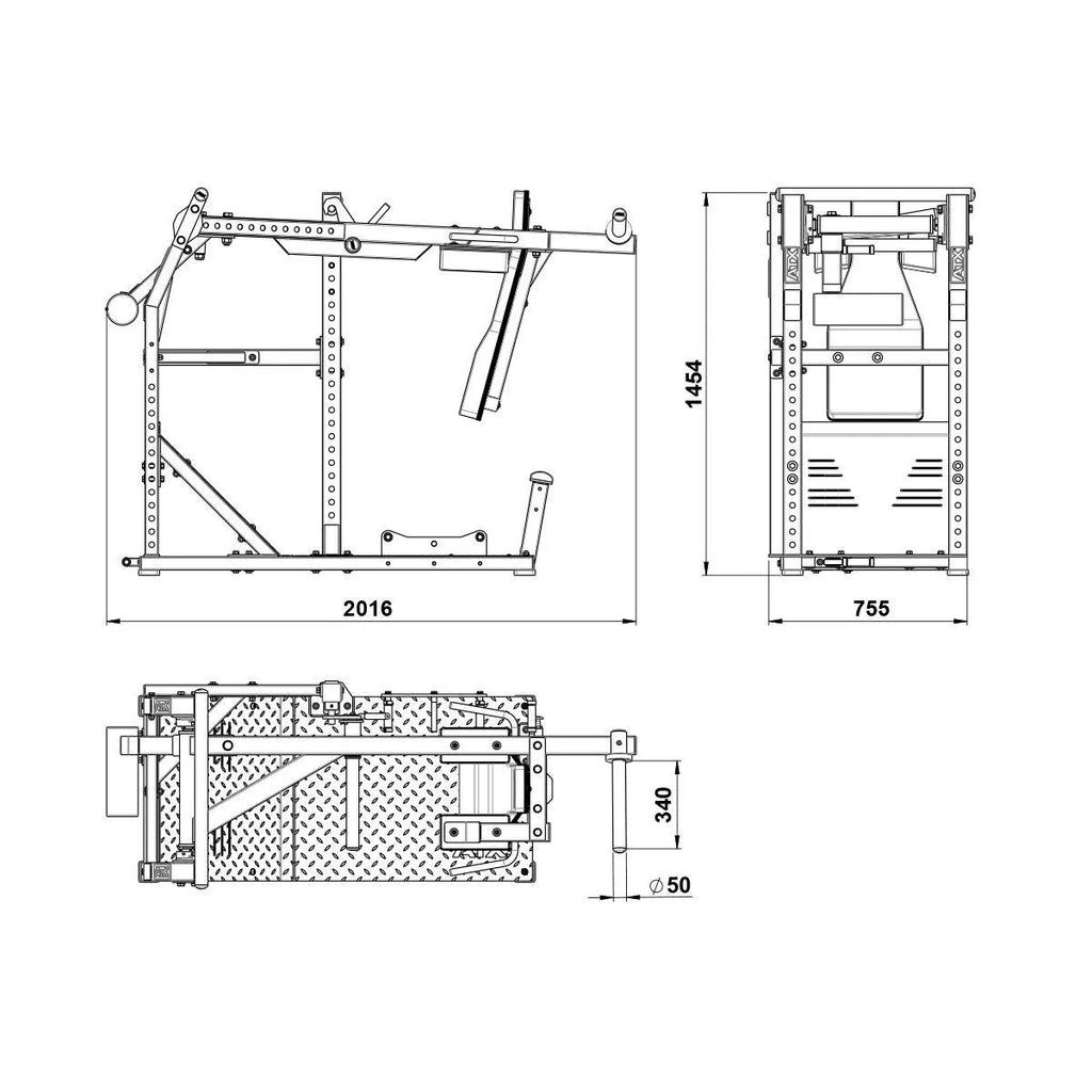  ATX Pendulum Squat PSQ-760