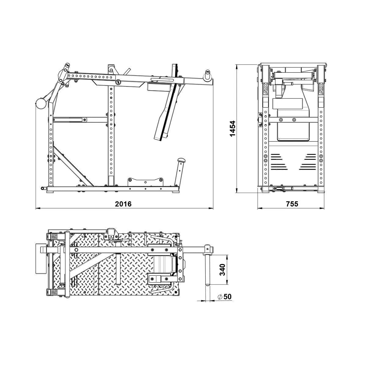  ATX Pendulum Squat PSQ-760