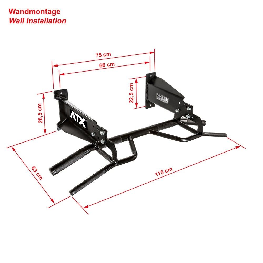  ATX Ceiling/ Wall-Mount Multi-Angle Chin Bar PUX-720