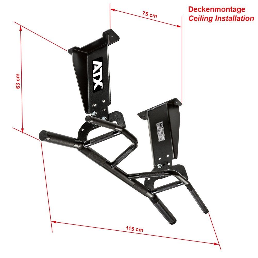  ATX Ceiling/ Wall-Mount Multi-Angle Chin Bar PUX-720