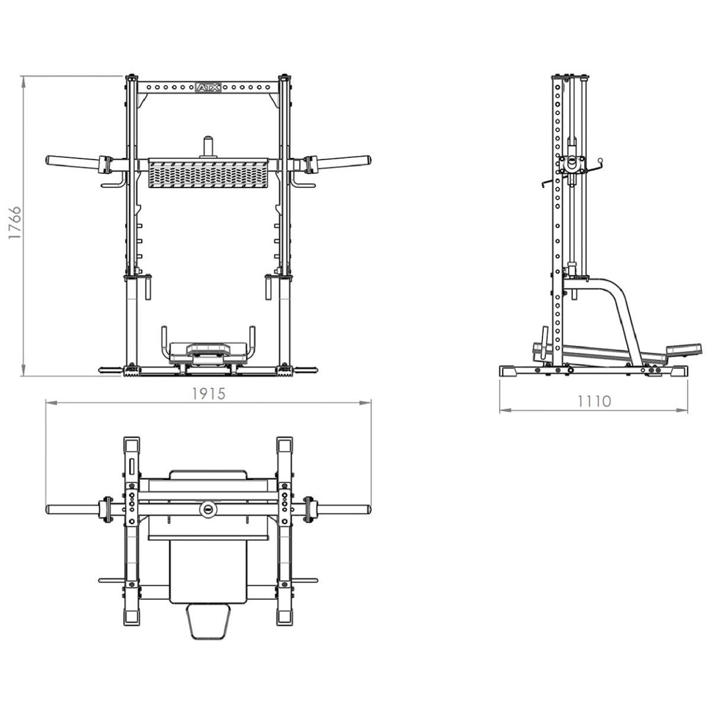  ATX® Vertical Leg Press VLP-600