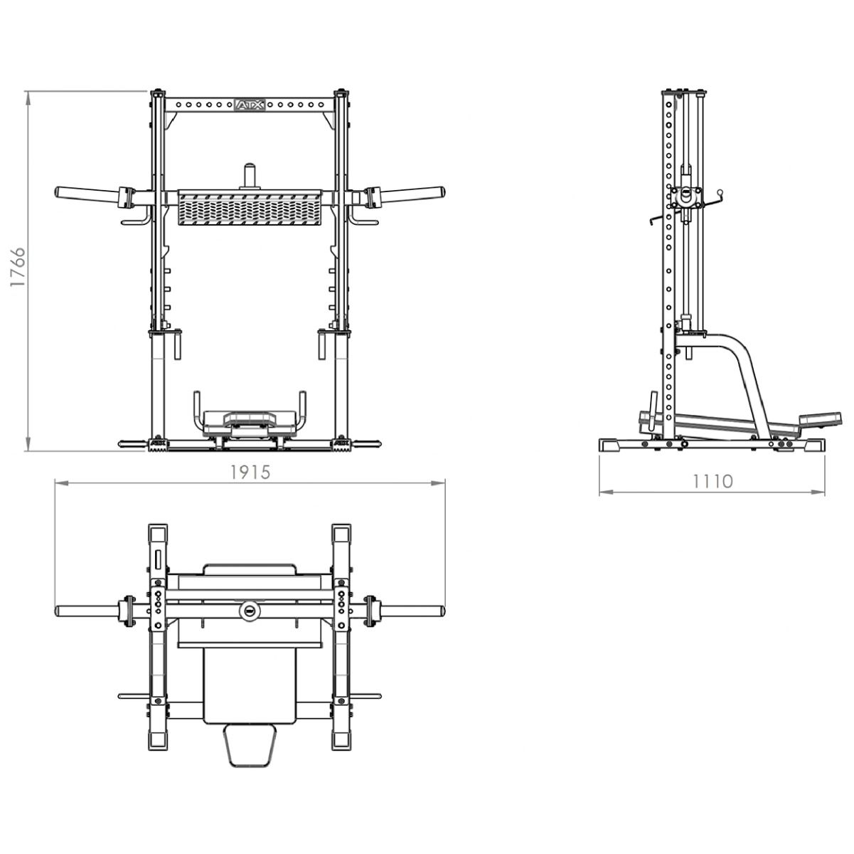  ATX® Vertical Leg Press VLP-600