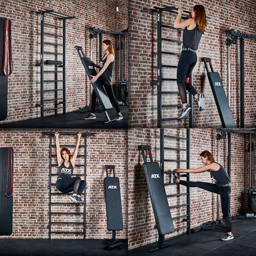  ATX Swiss Wall Bar Gym With Bench - WBG-500