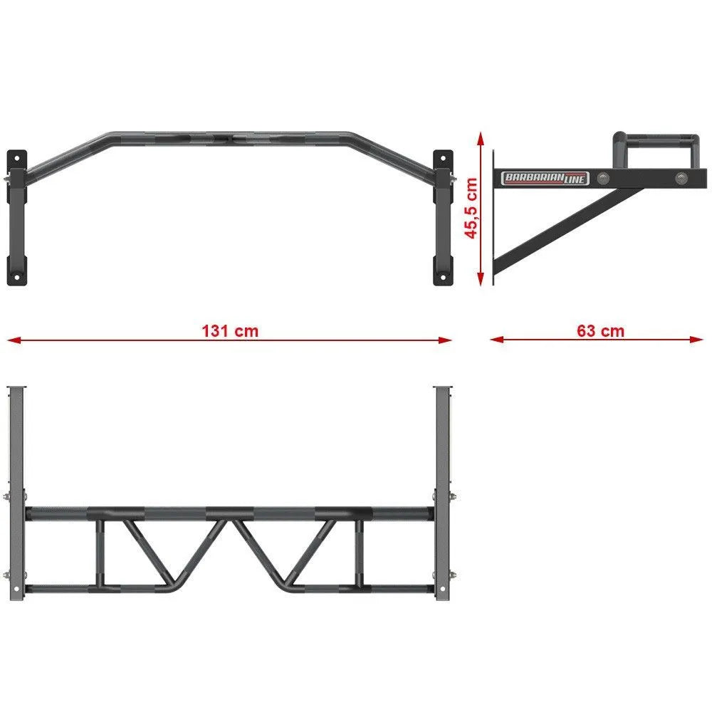  ATX Wall-Mount Gladiator Multi-Angle Chin Bar PUX-740