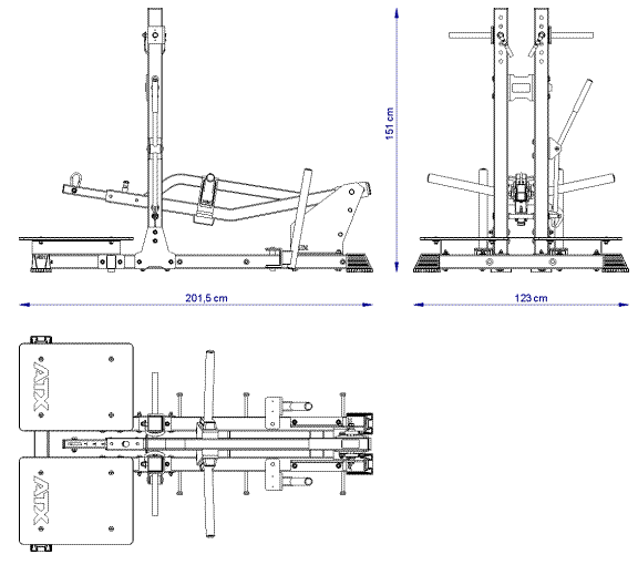  ATX Beast Hip Belt Squat Machine B-SQUAT