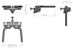  ATX Rack-Mount Folding Dip Bars DIP-IDX