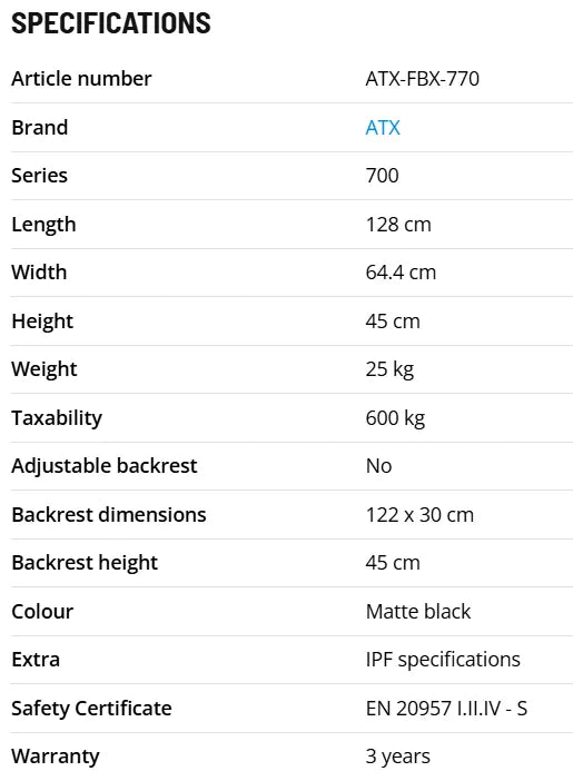  ATX Flat Bench FBX-770