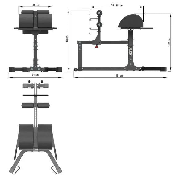  ATX® Glute Ham Developer - GHD-650