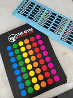  Gym Rack Hole-Marking Sticker Pack