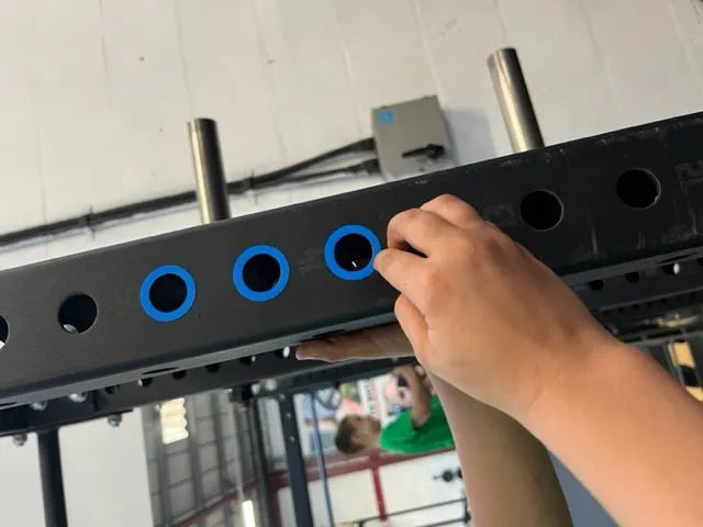 Gym Rack Hole-Marking Sticker Pack