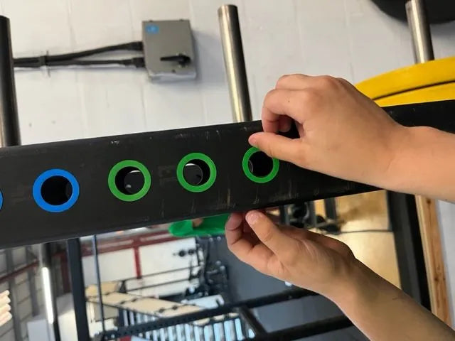  Gym Rack Hole-Marking Sticker Pack