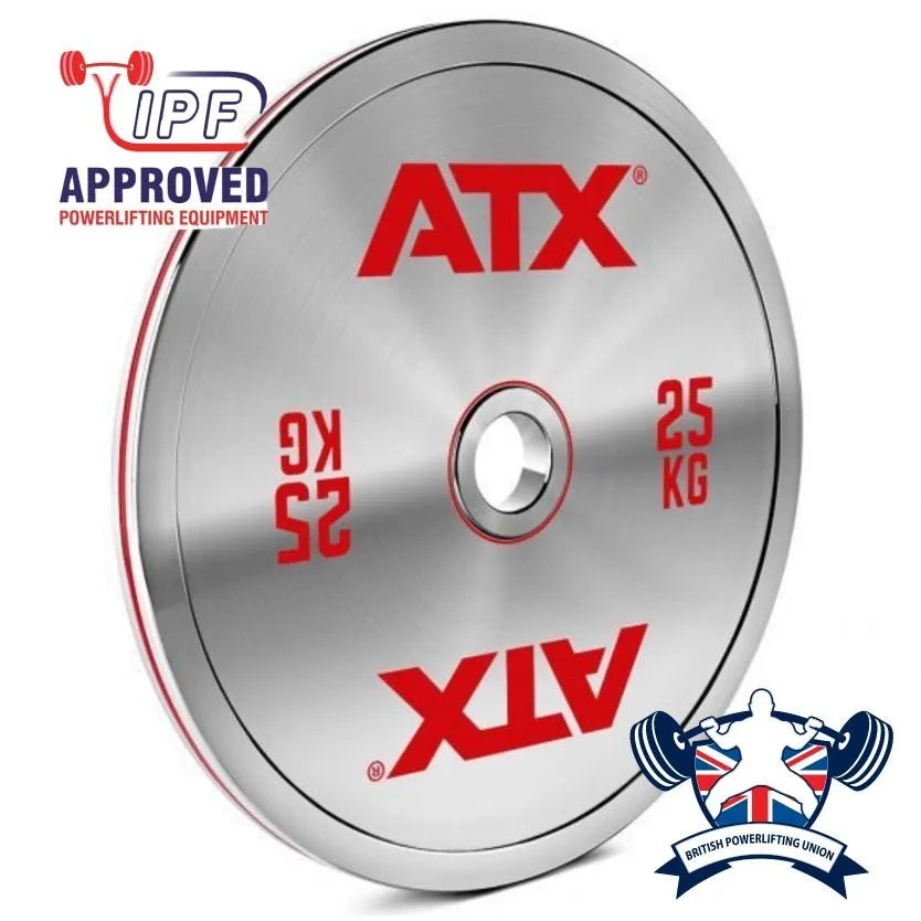  ATX Calibrated Steel Weight Plates - Chrome Finish