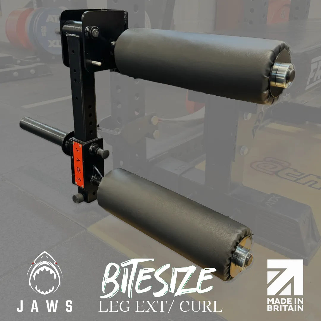  JAWS Bite-Size 2-in-1 Leg Extension / Curl Rack Attachment