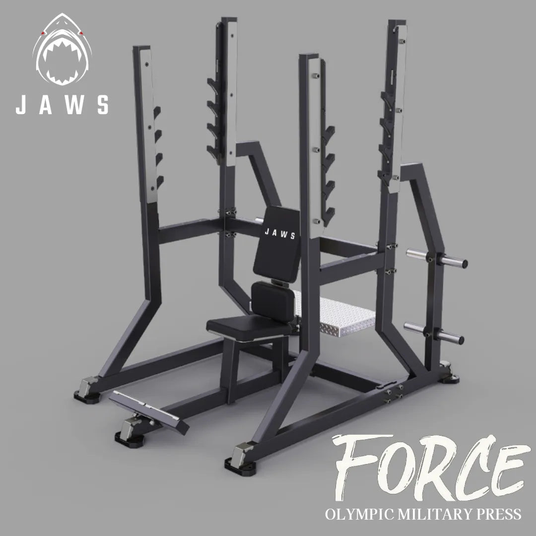  JAWS Force Olympic Military Press Bench