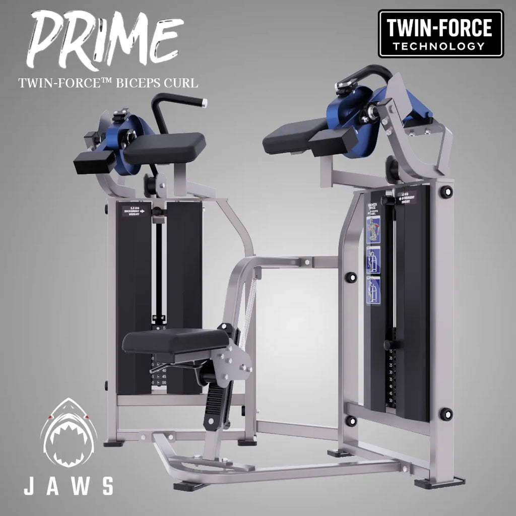  JAWS Prime Twin-Force Biceps Curl Machine