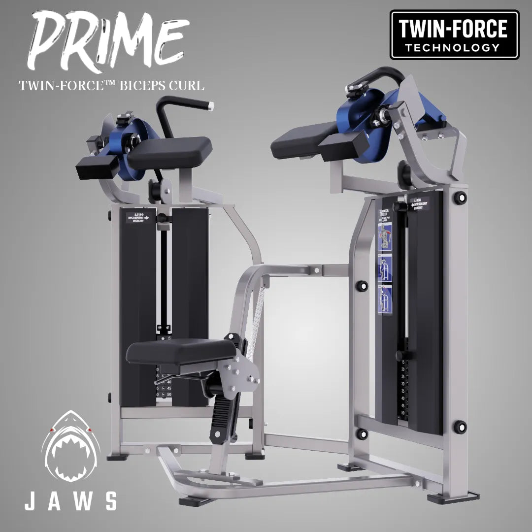  JAWS Prime Twin-Force Biceps Curl Machine