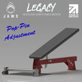 JAWS Legacy Seatless Adjustable Bench (Pop-Pin)