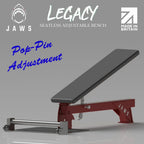  JAWS Legacy Seatless Adjustable Bench (Pop-Pin)