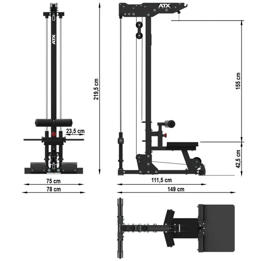  ATX Plate-Load Lat Pulldown/ Low Row LPL-700