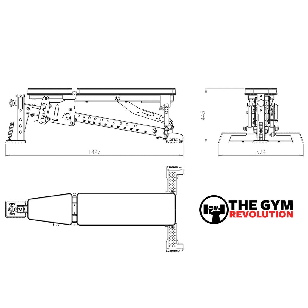  ATX Adjustable Column Bench MBX-650 Mk2