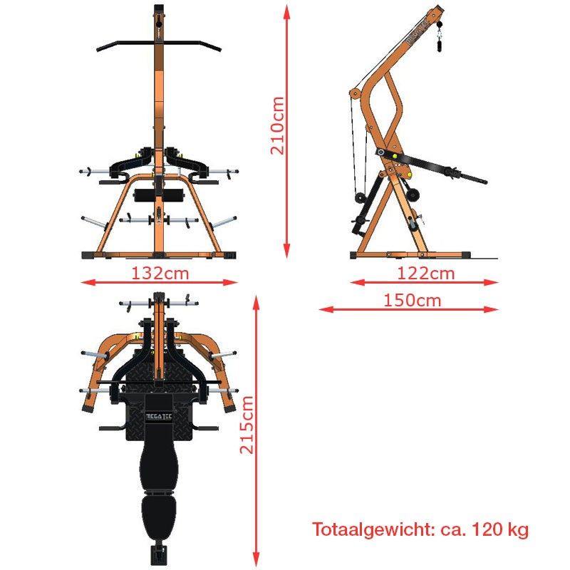  ATX Fitness LEVER TriPLEX Multigym WSX-670