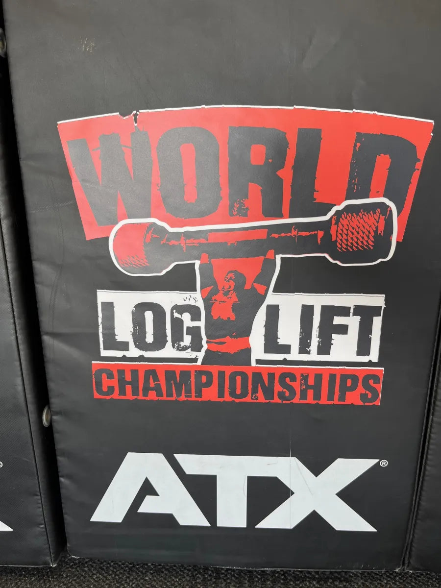  ATX Strongman Log Drop Pads (Pair) - Own Logo Option