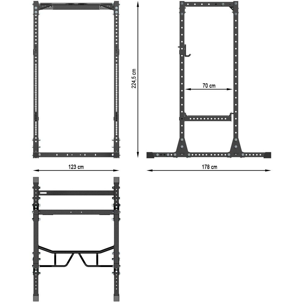  ATX Power Rack PRX-755 SD SET-100 (Short-Distance Hole Spacing)