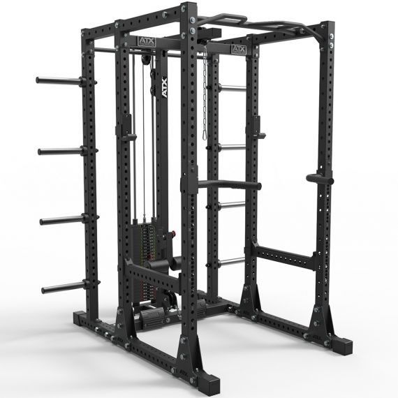  ATX Power Cage PCX-755 + Stack Weight Lat Pulldown + Dip Bars
