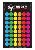  Gym Rack Hole-Marking Sticker Pack